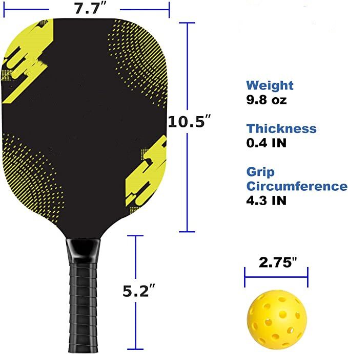 Carbon Fiber Pickleball Paddle-PB009 - Image 2