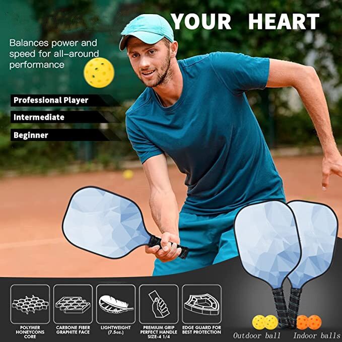 Carbon Fiber Pickleball Paddle-PB002 - Image 5